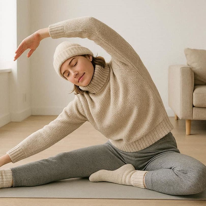 Home workout routine to stay fit in winter without equipment