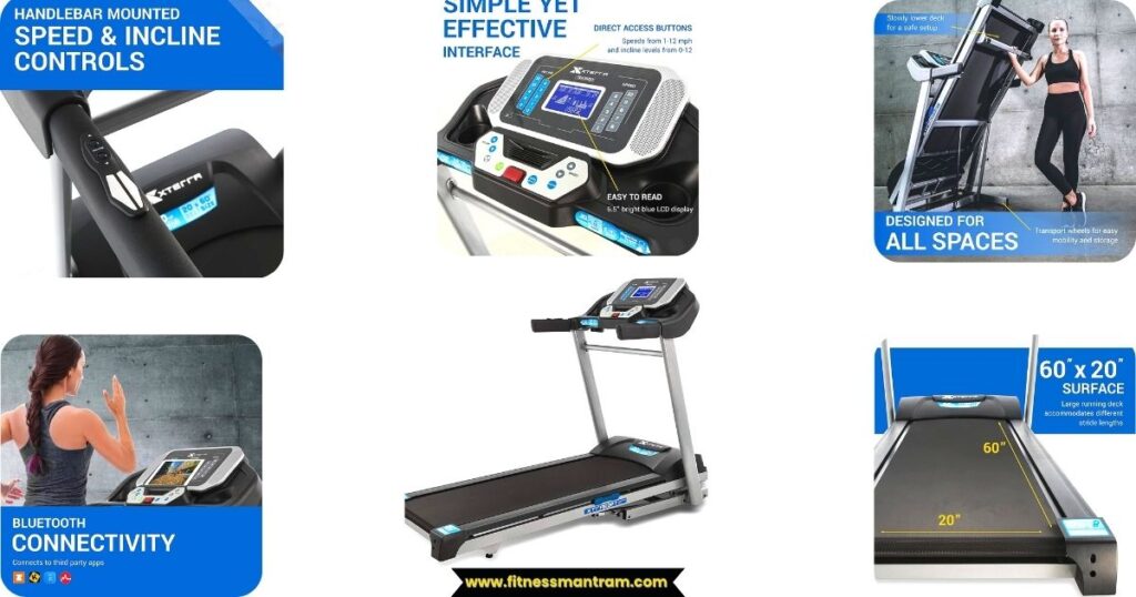 XTERRA Fitness TRX3500 Folding Treadmill 