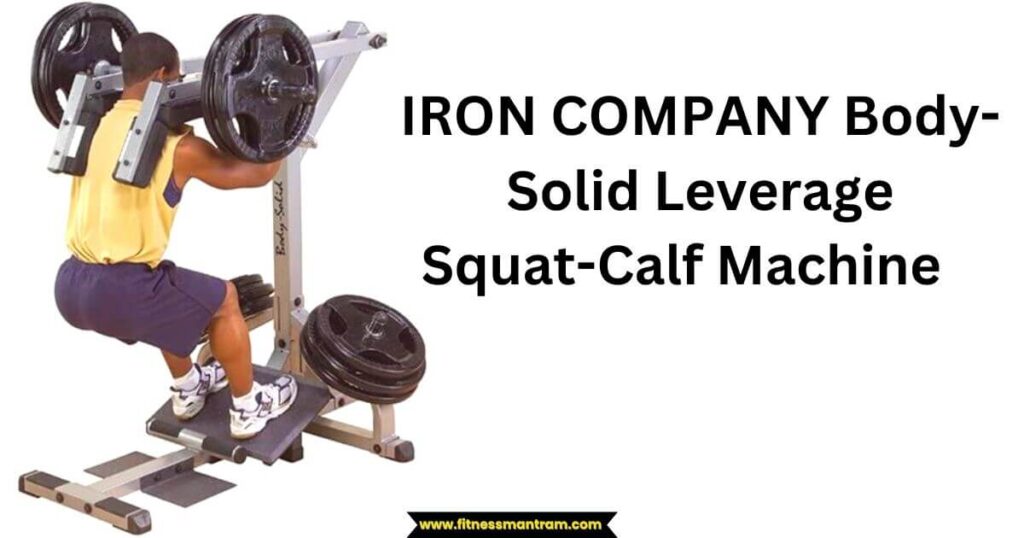 IRON COMPANY Body-Solid Leverage Squat-Calf Machine