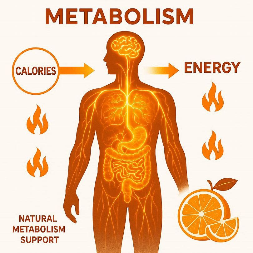 How CitrusBurn Works : Metabolism Infographic